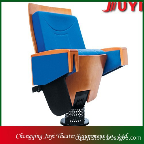 JY-906 tip-up conferrence seat wooden folding cinema hall lecture seat